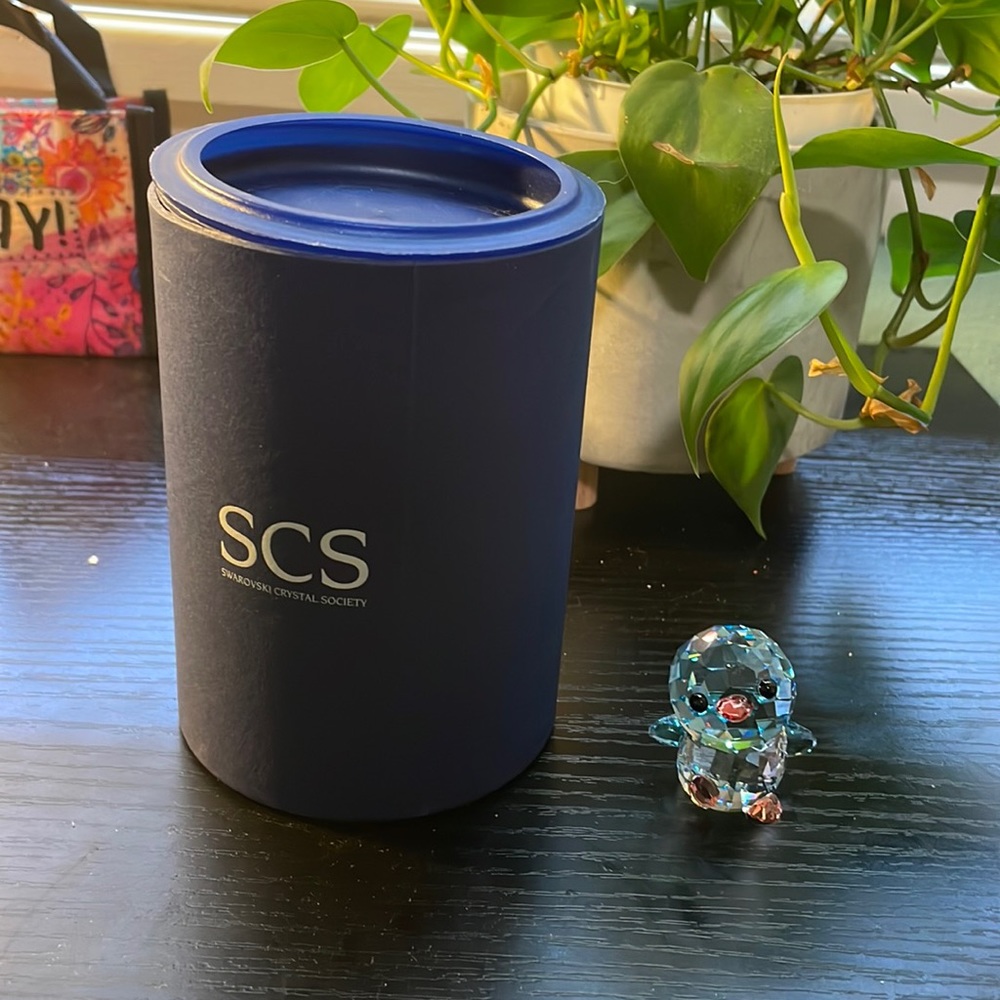 swarovski crystal penguin